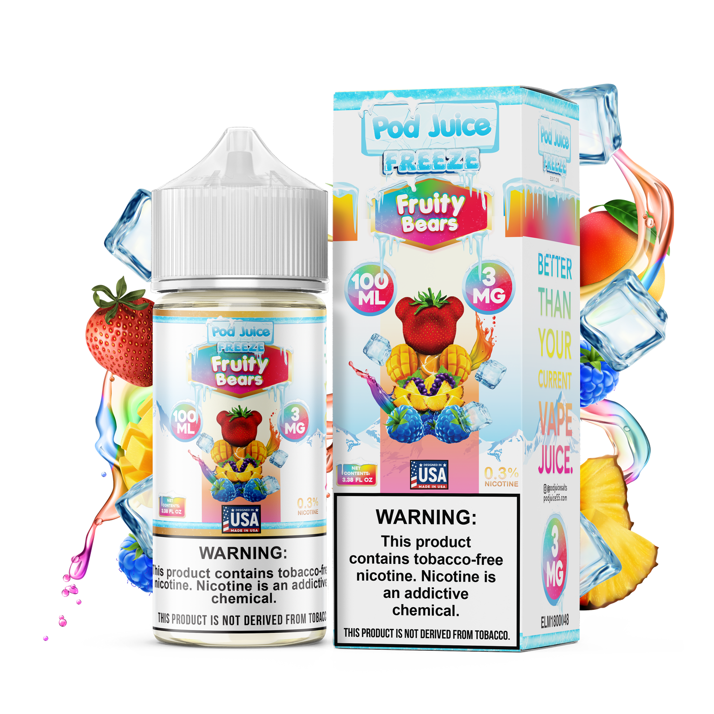 Pod Juice - Fruity Bears Freeze | 100ml