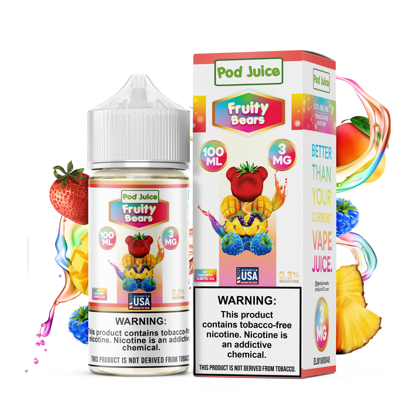 Pod Juice - Fruity Bears | 100ml