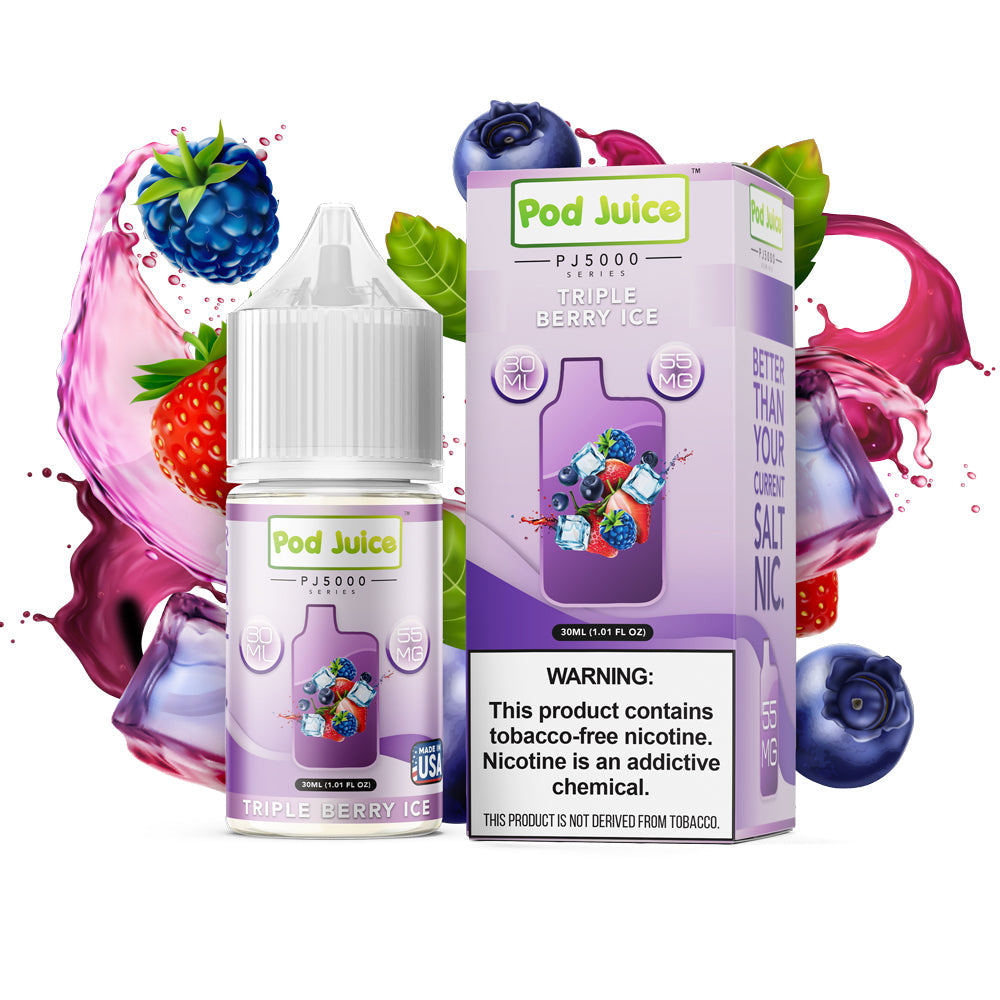 Pod Juice - PJ5000 Triple Berry Ice | 30ml