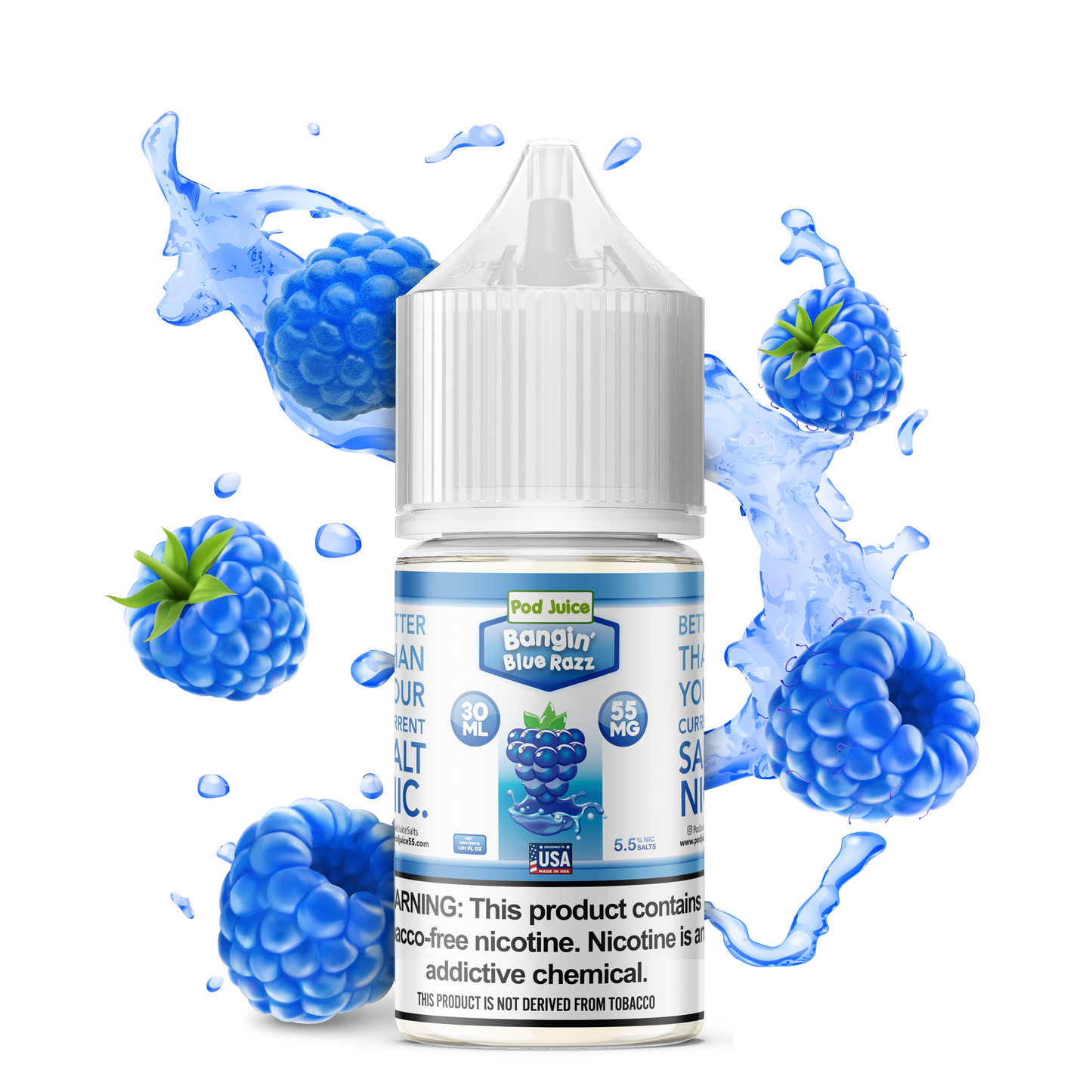 Pod Juice - Bangin' Blue Razz | 30ml