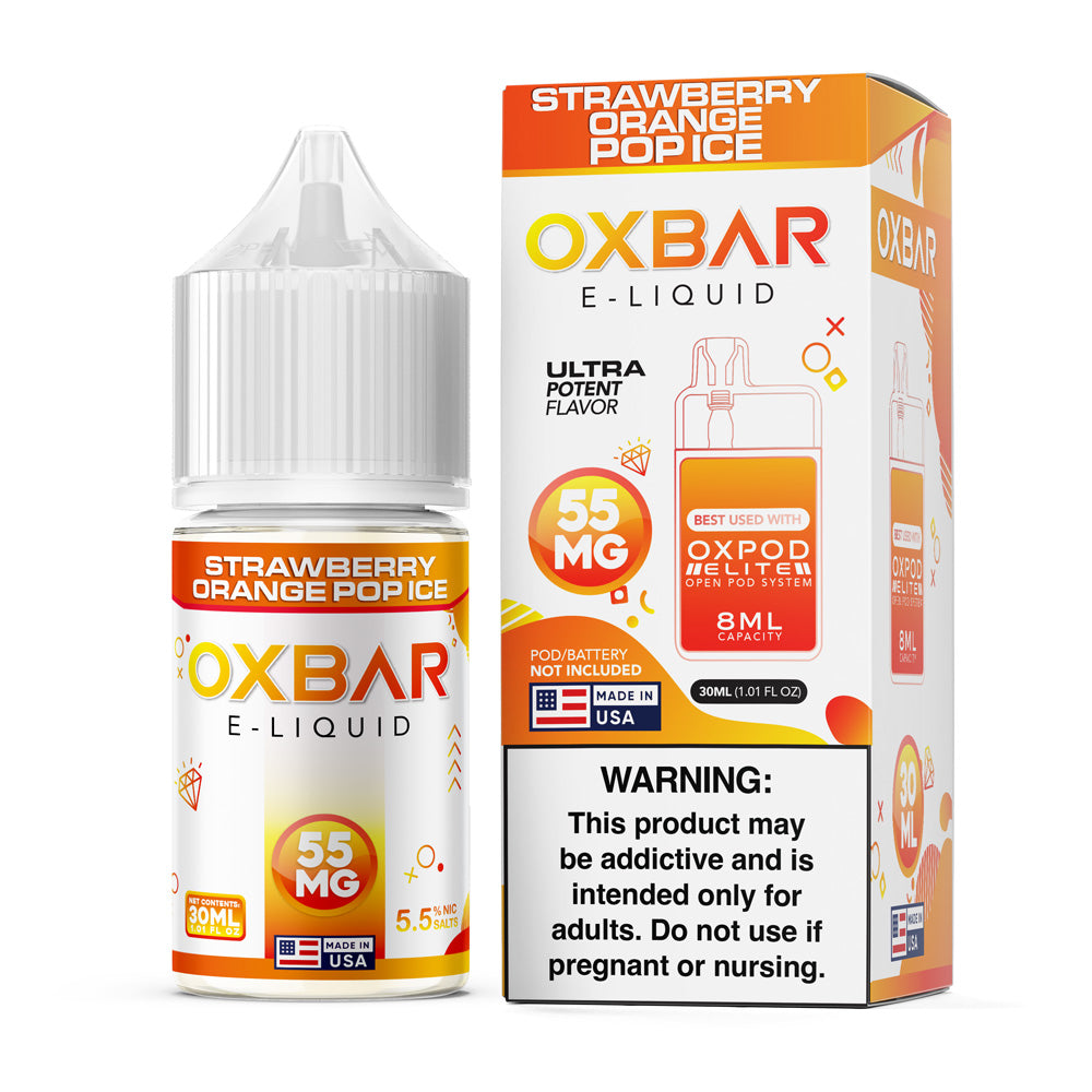 Pod Juice - Oxbar Strawberry Orange Pop Ice | 30ml