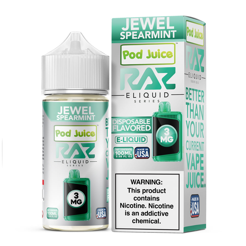Pod Juice - Raz Jewel Spearmint | 100ml