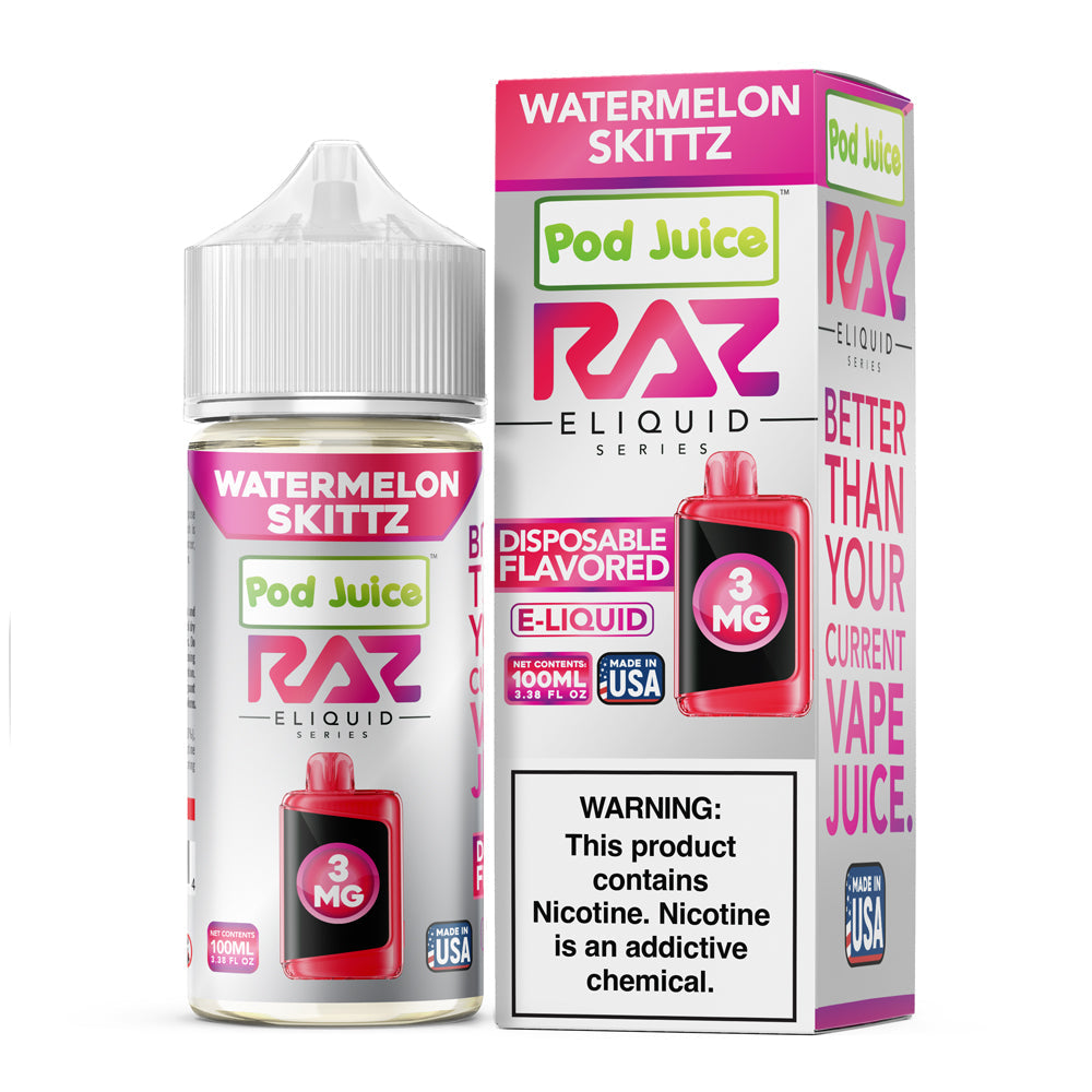 Pod Juice - Raz Watermelon Skittz | 100ml
