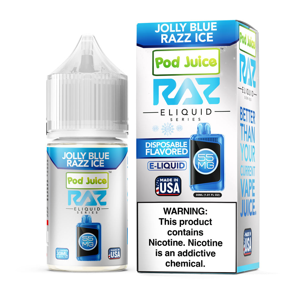 Pod Juice - Raz Jolly Blue Razz Ice | 30ml