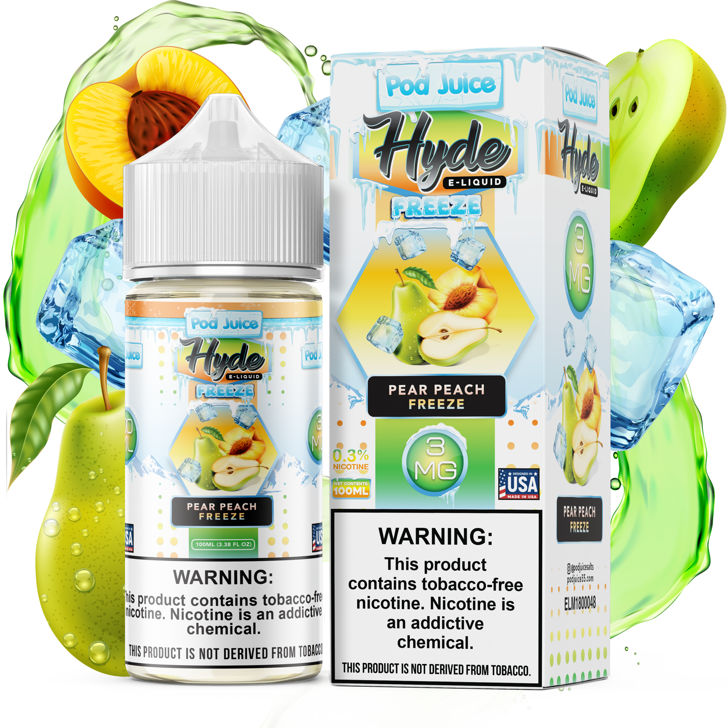 Pod Juice - Pear Peach Freeze | 100ml