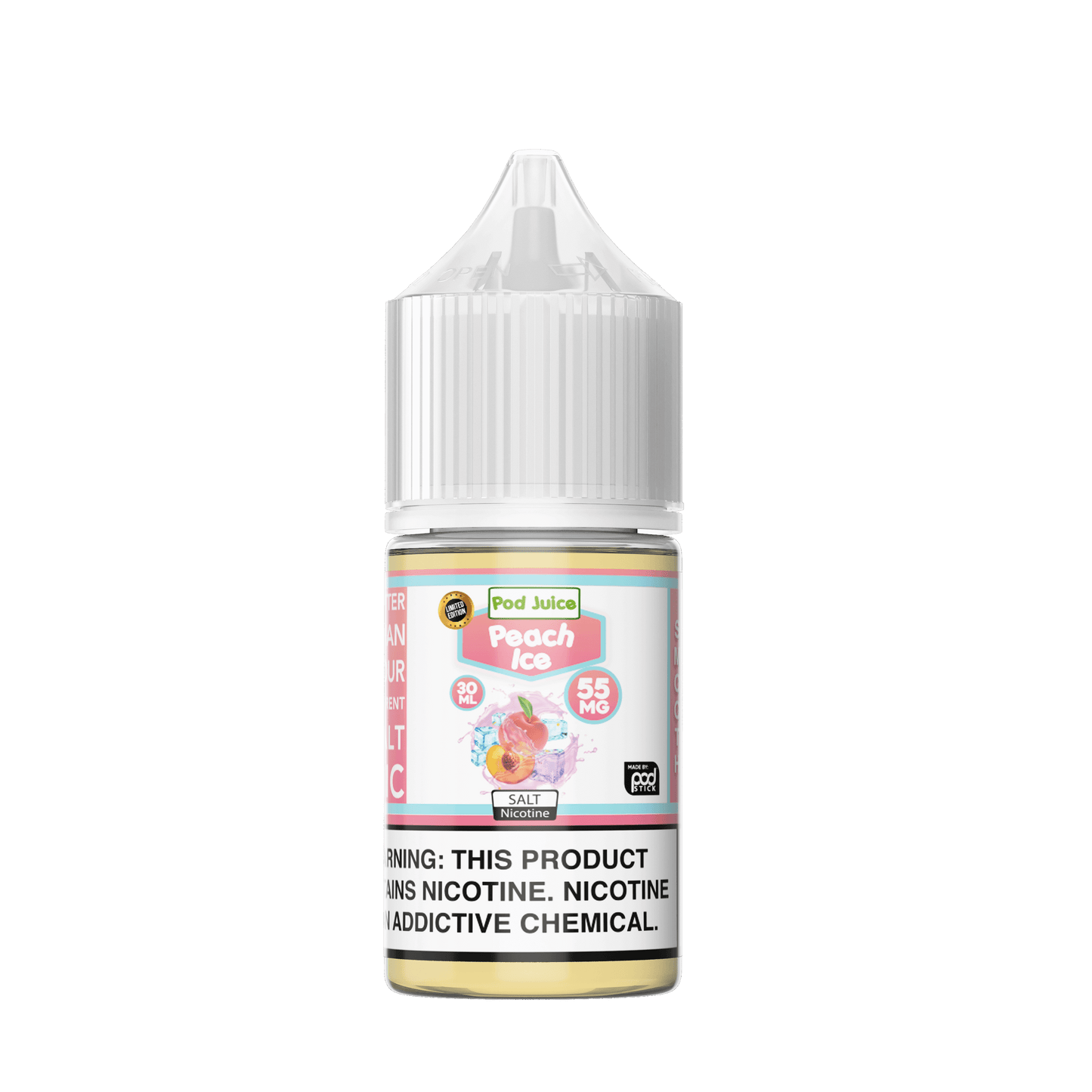 Peach Ice Salt Nicotine - Pod Juice