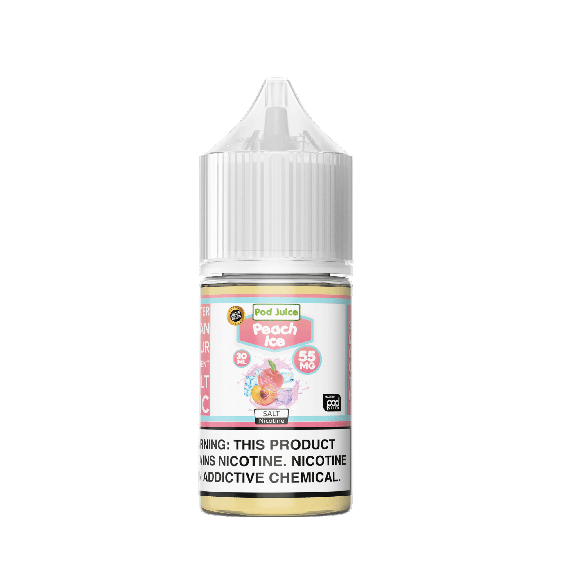 Peach Ice Salt Nicotine - Pod Juice