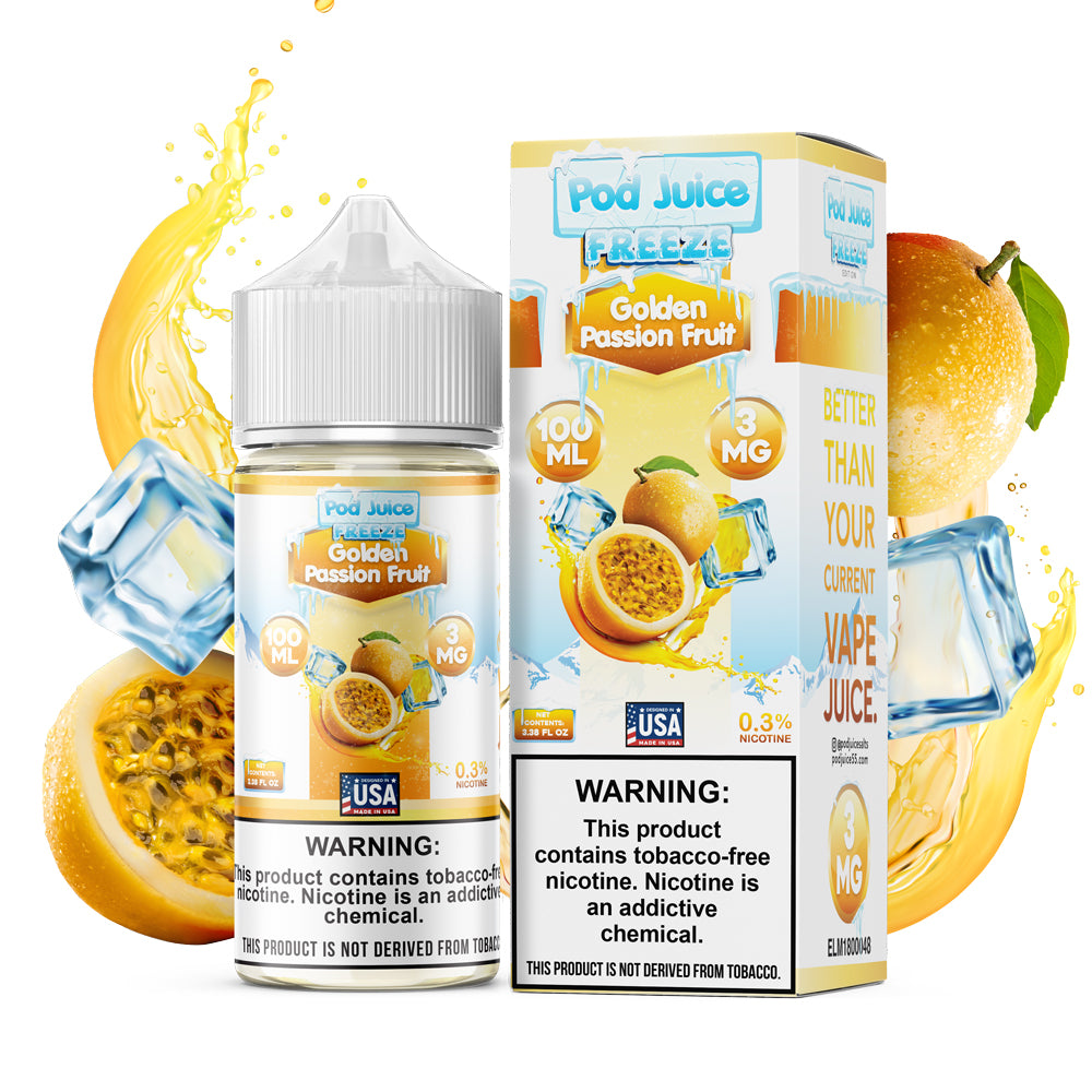 Pod Juice - Golden Passionfruit Freeze | 100ml