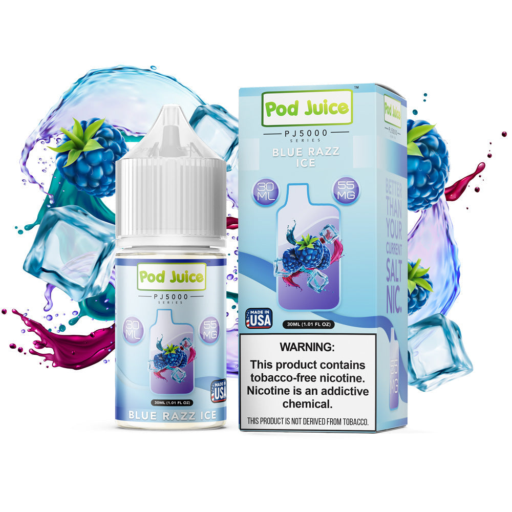 Pod Juice - PJ5000 Blue Razz Ice | 30ml