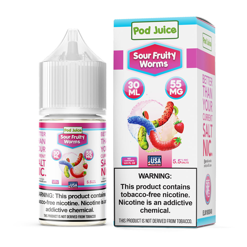 Pod Juice - Sour Fruity Worms | 30ml