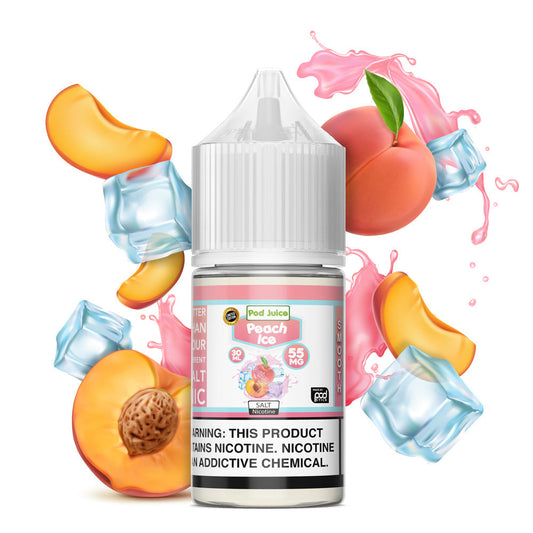 Peach Ice Salt Nicotine - Pod Juice